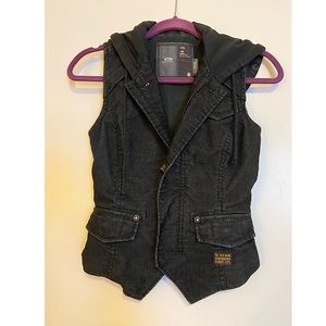 Black Corduroy Vest
